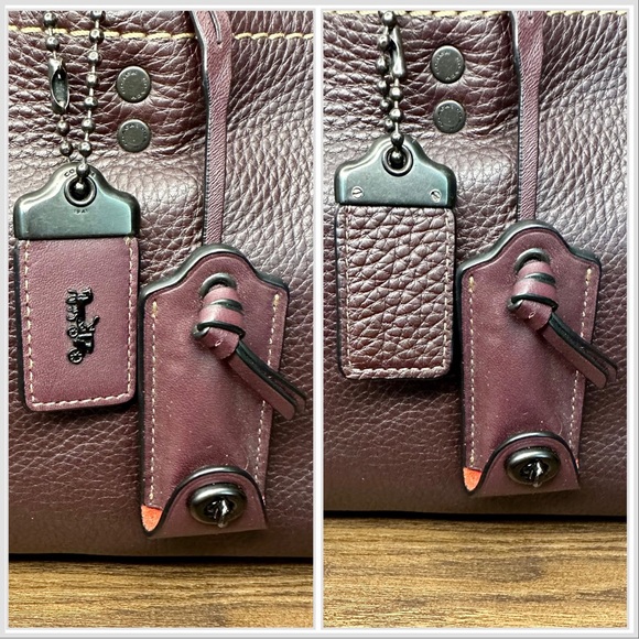 Coach 1941 Rogue Satchel in Oxblood - Picture 9 of 12